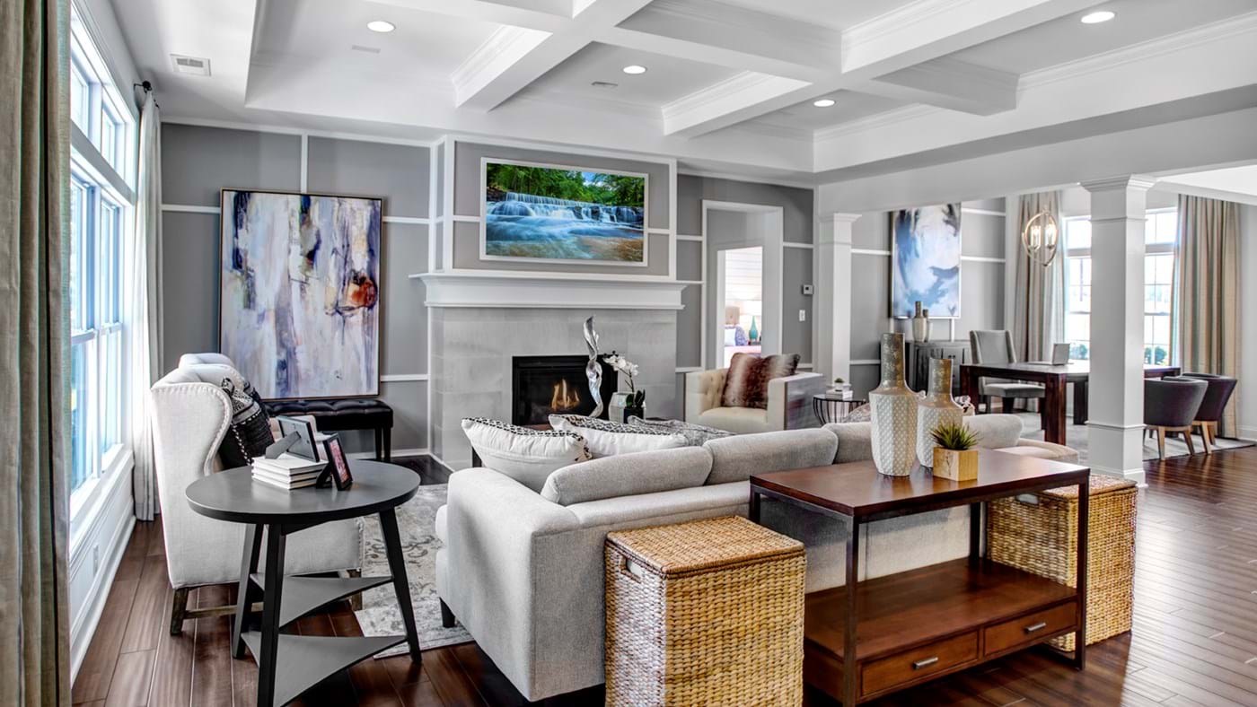 Schumacher Homes Coffered Ceilings